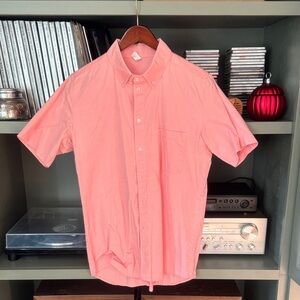 American Apparel Coral Button-Down Shirt